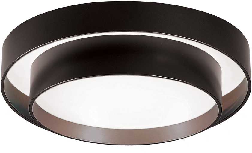 Lubinis šviestuvas 48W LED paviršinis šviestuvas GRANT, juodos/rudos sp., 3000K, 4271200