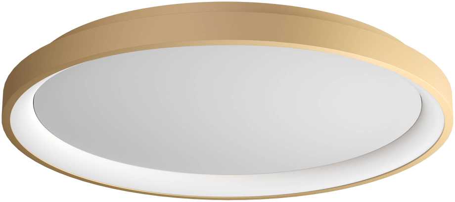 Lubinis šviestuvas 50W LED paviršinis šviestuvas ICONIC, matinės aukso sp., 3000/4000K, dimeriuojamas, 01-3909