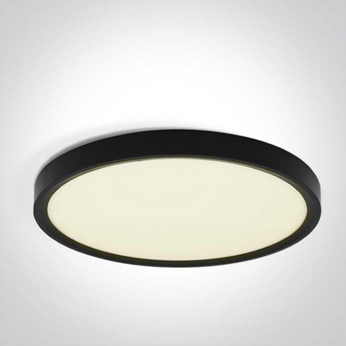 Lubinis šviestuvas 50W LED vidaus plafonas, apvalus, juodas, 2800/3200/4000K, 62006D/B/V