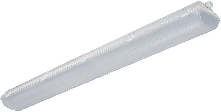 52,8W LED šviestuvas FUTURA, 120cm, pilkas, 4000K, IP66, 120cm, su 3h avariniu moduliu