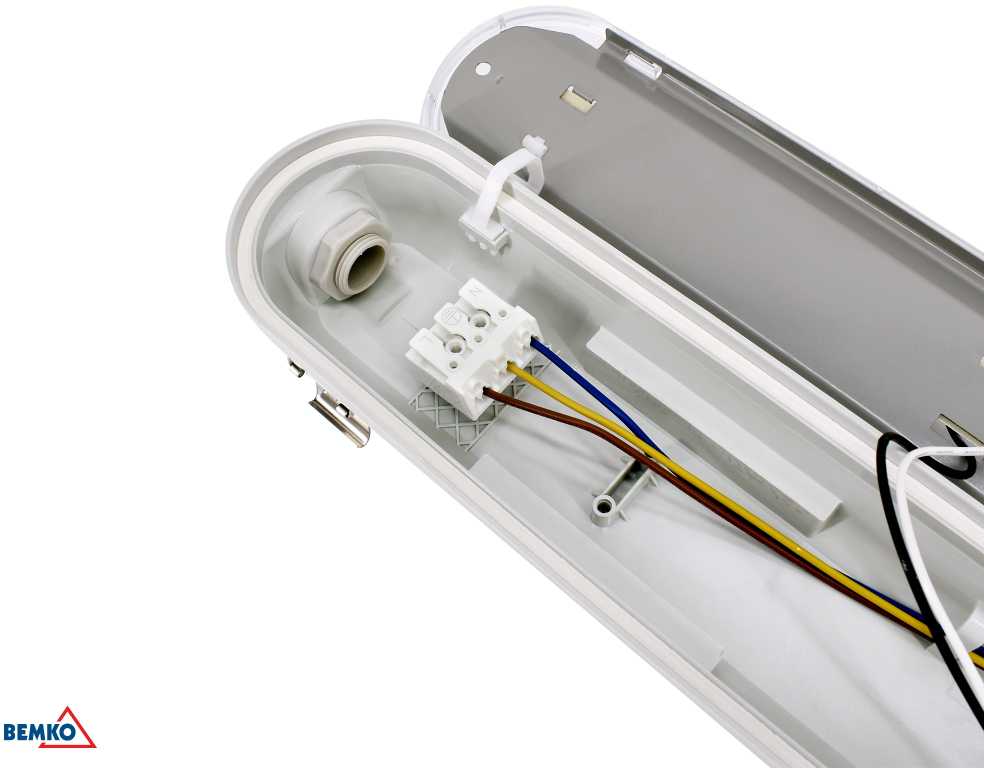 52W LED linijinis šviestuvas ALWIR 2, geltonai pilkos sp., 4000K, IP65