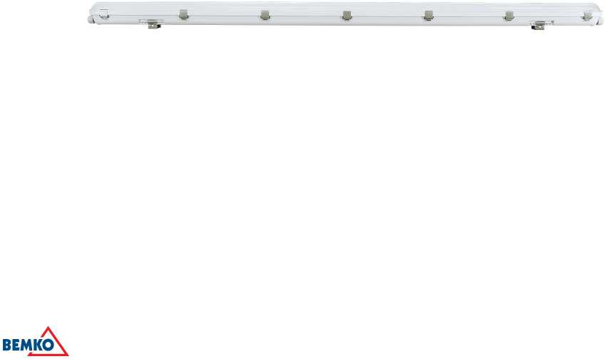 52W LED linijinis šviestuvas ALWIR 2, geltonai pilkos sp., 4000K, IP65