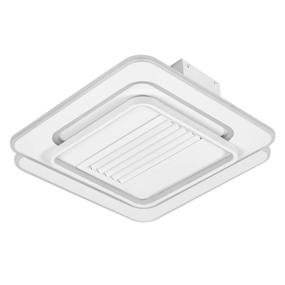 Lubinis šviestuvas 55W LED paviršinis šviestuvas - ventiliatorius, baltas, 3000/6500K, dimeriuojamas
