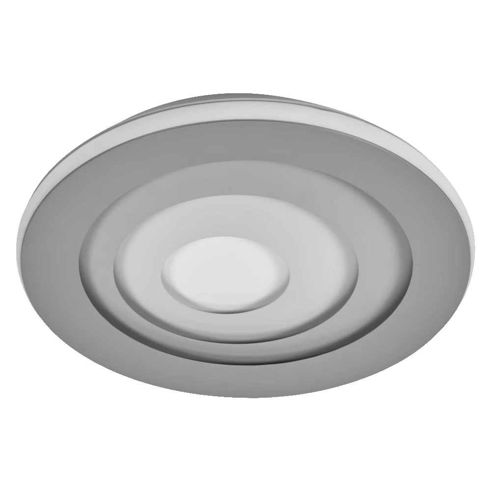 Lubinis šviestuvas 59W LED paviršinis šviestuvas ORBIS SPIRAL, pilkas, 3000K, dimeriuojamas