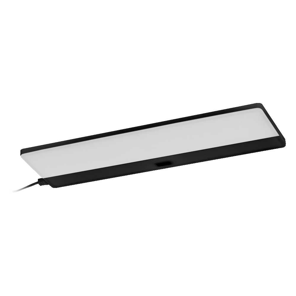 Lubinis šviestuvas 5W LED paviršinis šviestuvas UNDERCABINET, juodas, 3000/4000/6500K, dimeriuojamas