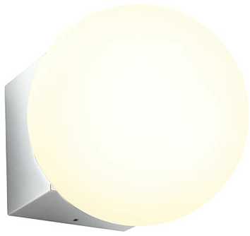 Lubinis šviestuvas 5W LED paviršinis šviestuvas BILIA, chromo sp./baltas, 3000K, IP44, 01-2602