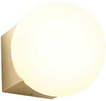 Lubinis šviestuvas 5W LED paviršinis šviestuvas BILIA, žalvario/baltos sp., 3000K, IP44, 01-2601