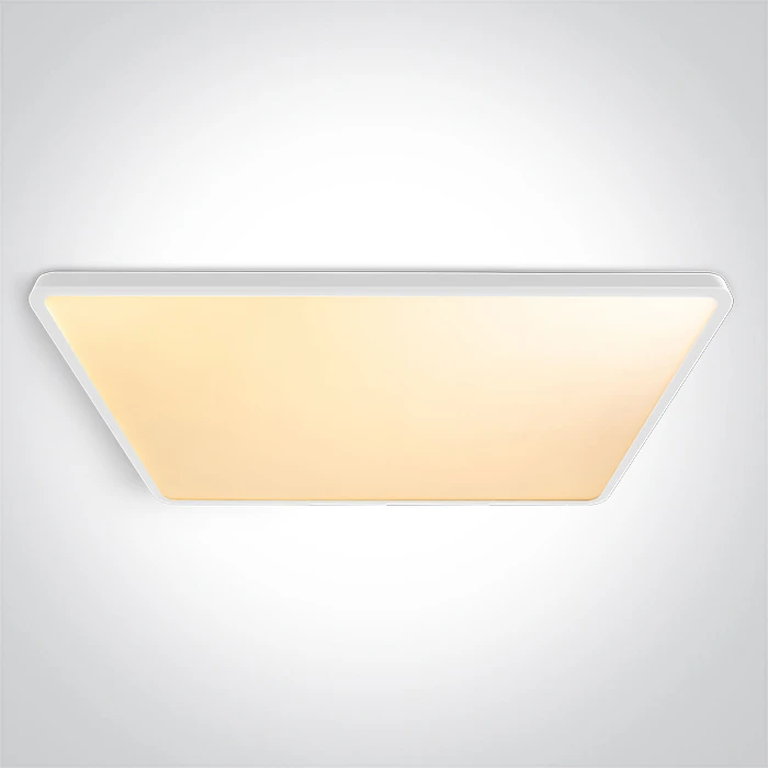 Lubinis šviestuvas 60W LED paviršinis šviestuvas, baltos sp., 2800/3300/4000K, 900x600mm, UGR19, 62020PU/W/V