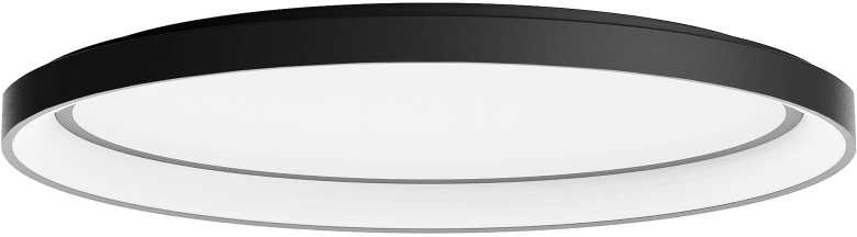Lubinis šviestuvas 60W LED paviršinis šviestuvas NOBU, juodas, 3000/4000K, dimeriuojamas, 01-3808