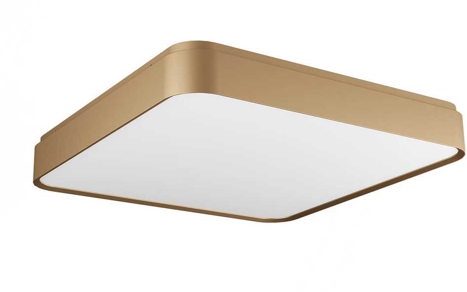 Lubinis šviestuvas 60W LED paviršinis šviestuvas YOMO, aukso sp., 3000K, dimeriuojamas, 01-2580