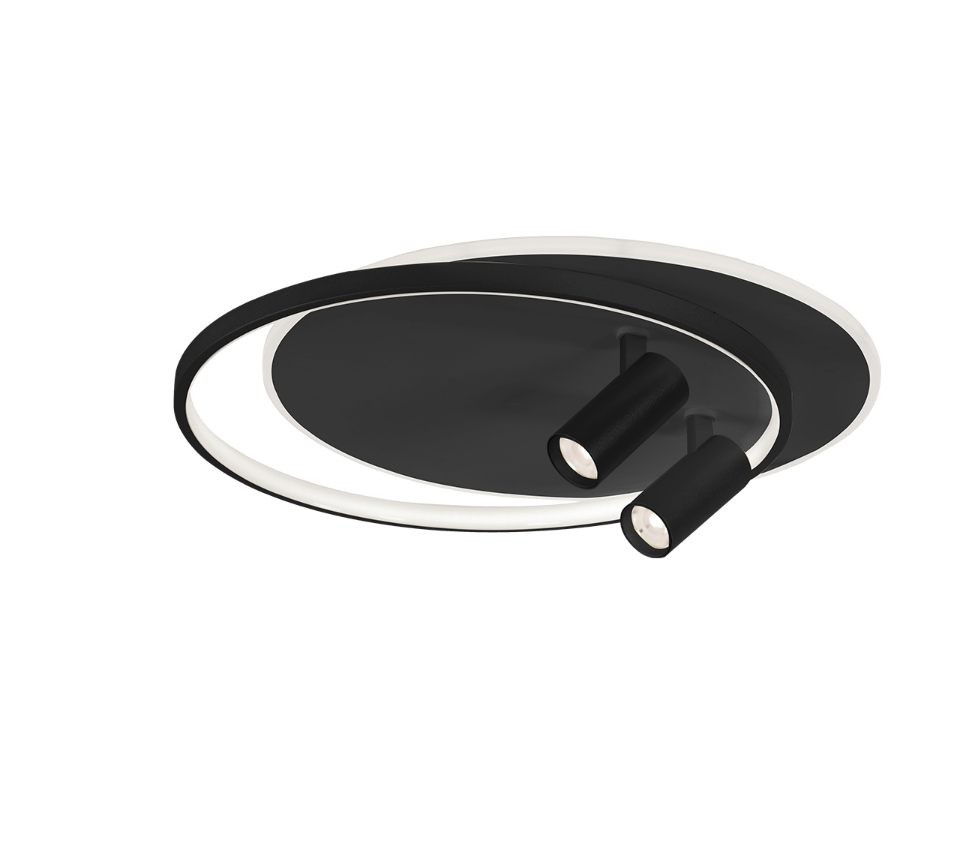 Lubinis šviestuvas 61W LED paviršinis šviestuvas SMART, juodas, 3000K, 4265500