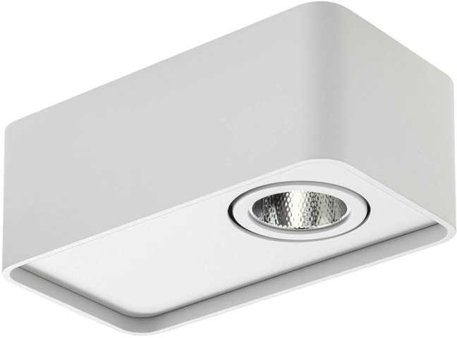 6,2W LED paviršinis šviestuvas YUKI, matinės baltos sp., 3000K, dimeriuojamas, 01-3685