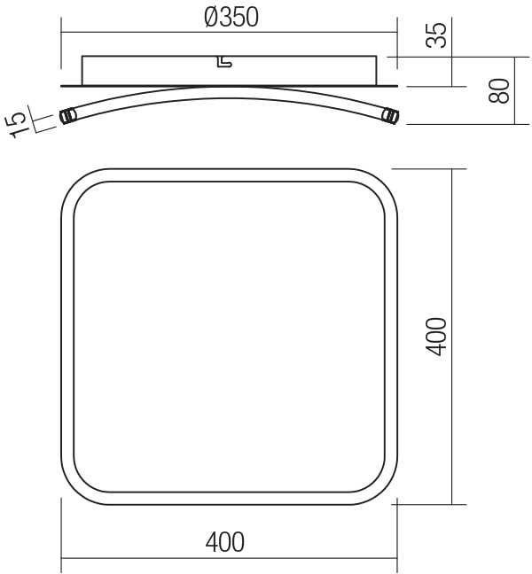 Lubinis šviestuvas 62W LED plafonas JOLIE, juodos/baltos sp., 3000/4000/6000K, dimeriuojamas