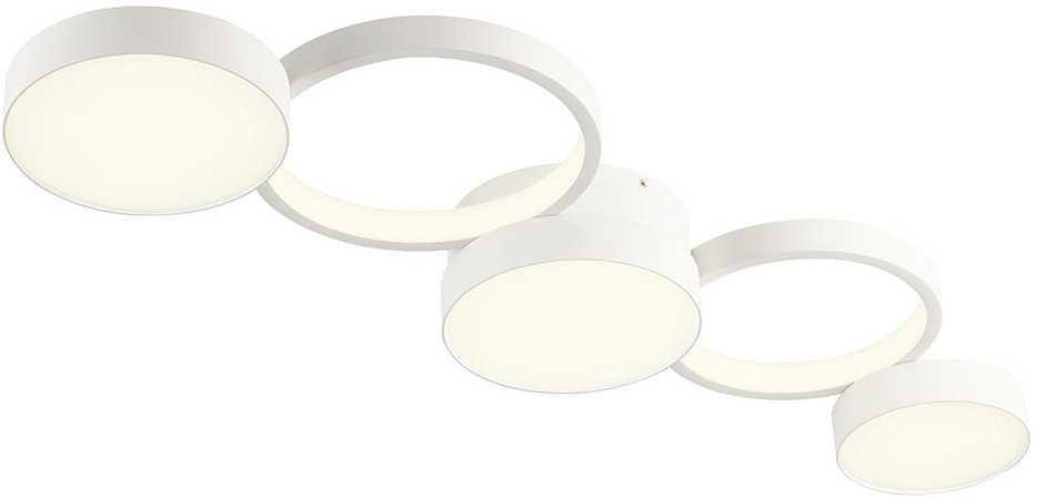Lubinis šviestuvas 65W LED paviršinis šviestuvas CRONOS, baltas, 3000K, dimeriuojamas, 01-2539