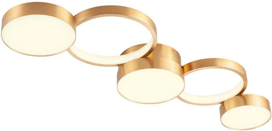 Lubinis šviestuvas 65W LED paviršinis šviestuvas CRONOS, bronzos sp., 3000K, dimeriuojamas, 01-2540