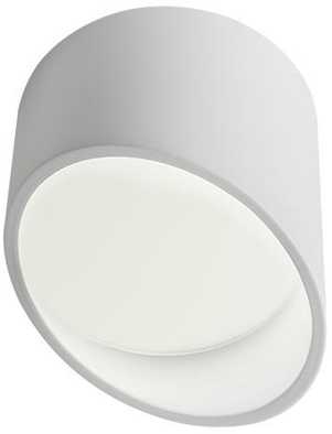 Lubinis šviestuvas 6W LED paviršinis šviestuvas UTO, matinės baltos sp., 3000K, 01-1625