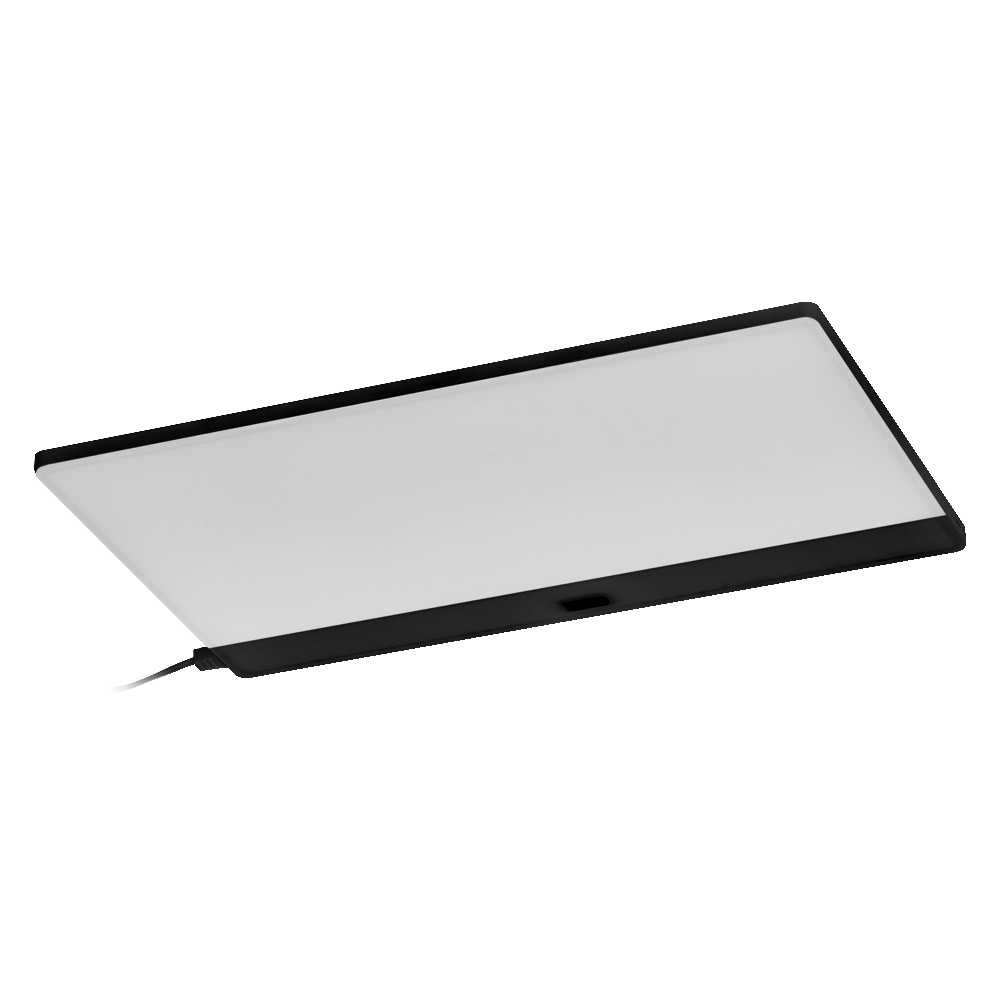 Lubinis šviestuvas 7,5W LED paviršinis šviestuvas UNDERCABINET, juodas, 3000/4000/6500K, dimeriuojamas