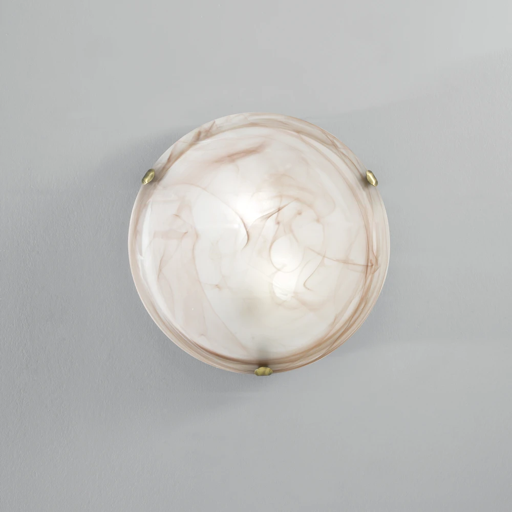 Lubinis šviestuvas DUNA, tabako sp., 2xE27