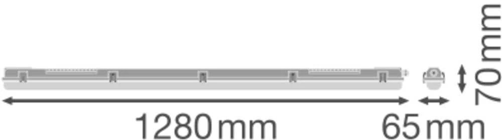 Lubinis šviestuvas Ledvance LED T8 šviestuvas GEN 3, G13, 1280 mm