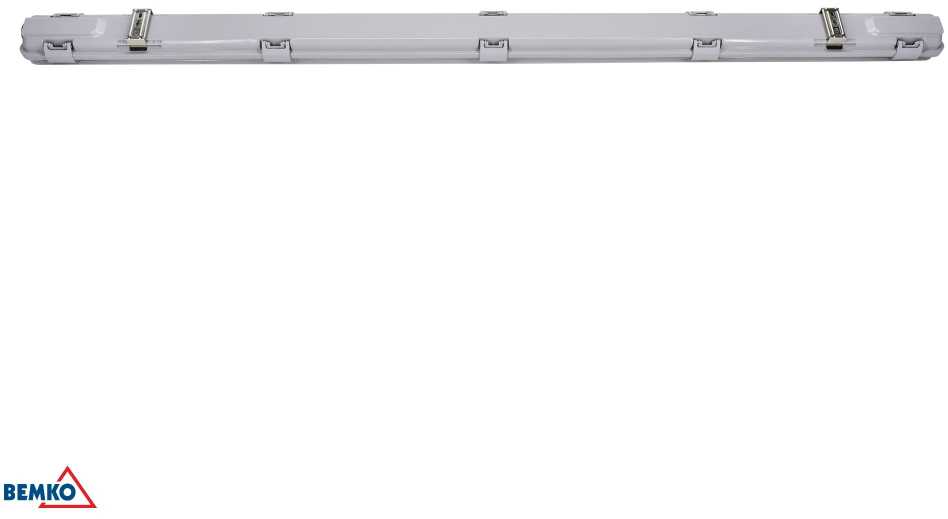 Linijinis šviestuvas EMPTY E-OHL, T8, 120cm, IP65