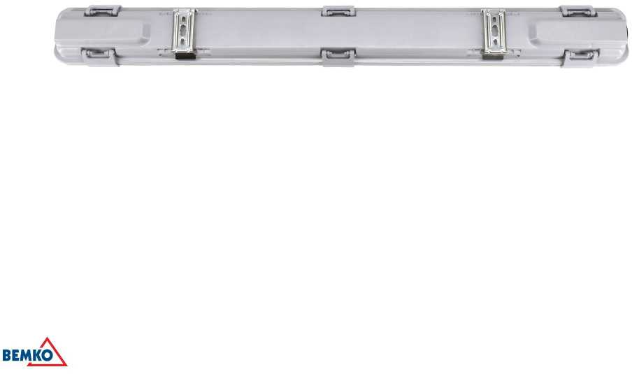 Linijinis šviestuvas EMPTY E-OHL, T8, 60cm, IP65