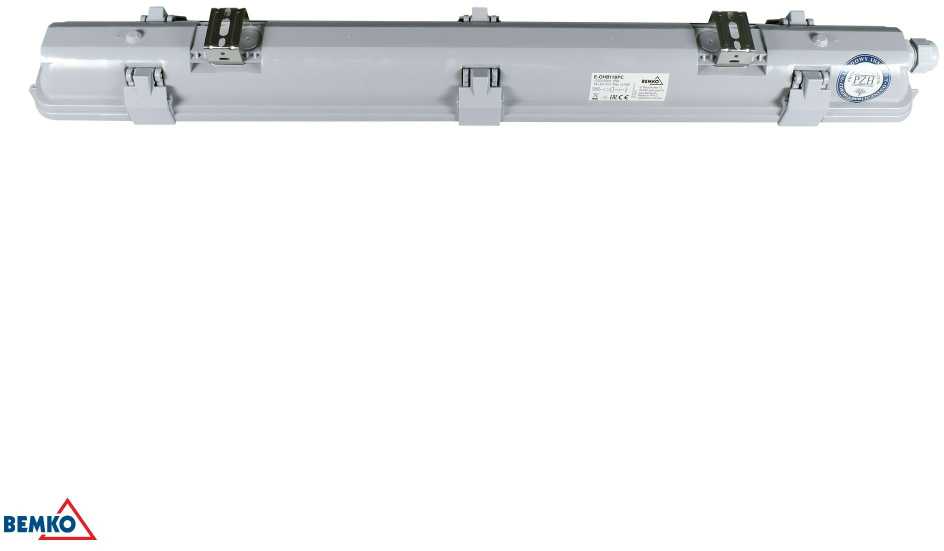 Linijinis šviestuvas EMPTY OHB, T8, 60cm, IP65