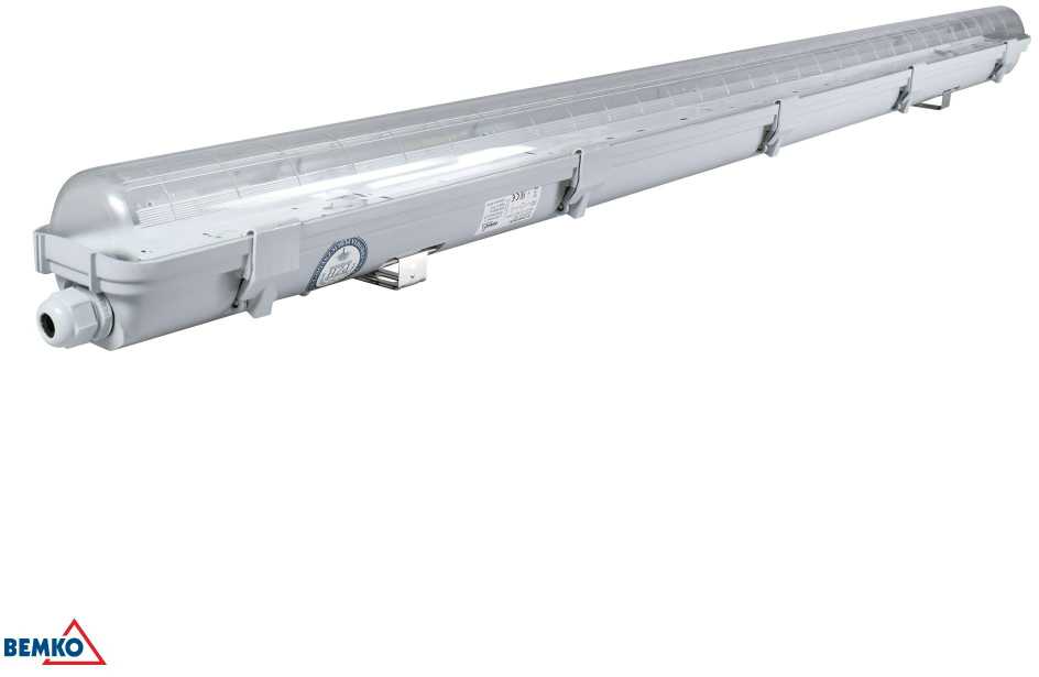 Bemko Linijinis šviestuvas EMPTY OHB, T8, 120cm, IP65