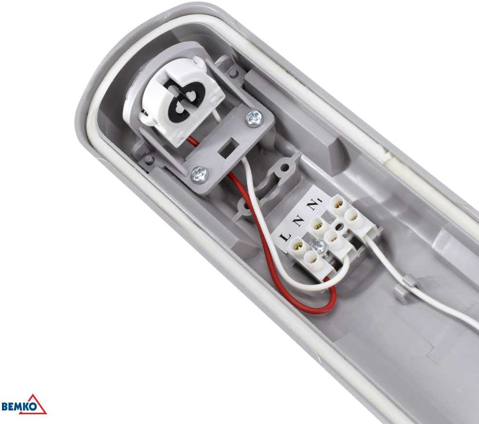 Linijinis šviestuvas EMPTY E-OHL, T8, 60cm, IP65