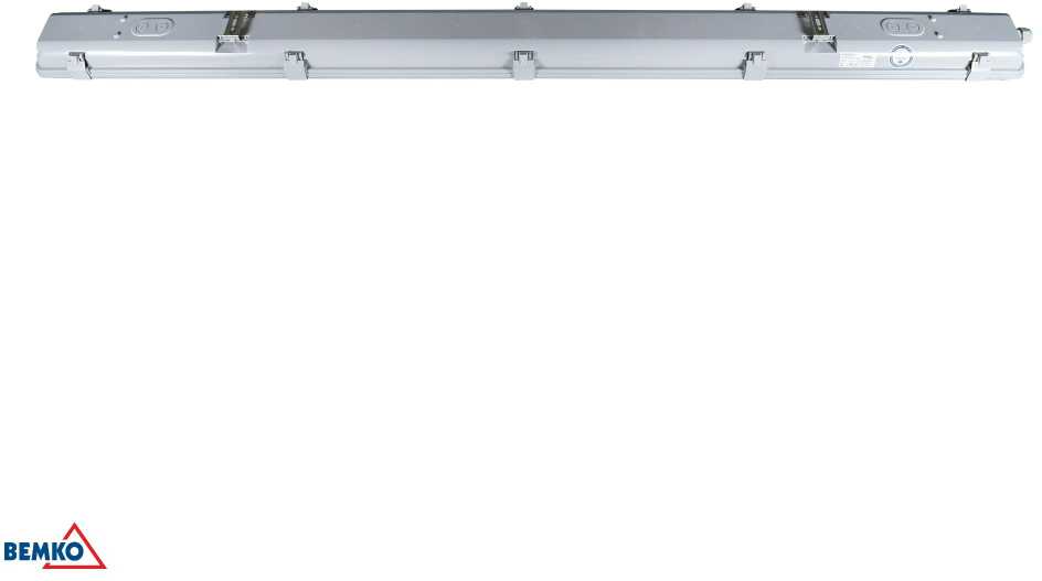 Linijinis šviestuvas EMPTY OHB, 2xT8, 150cm, IP65
