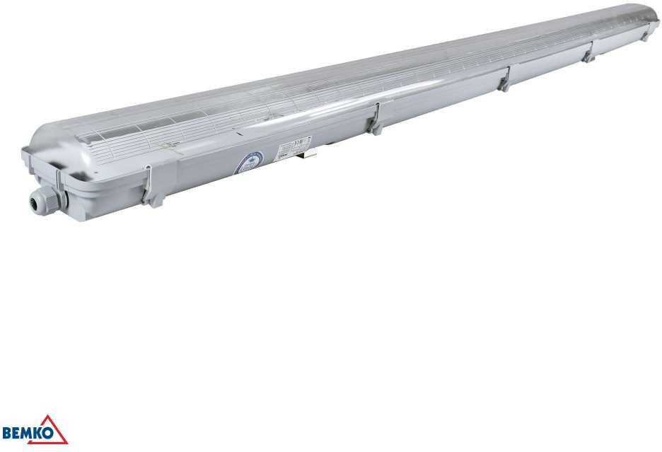 Linijinis šviestuvas EMPTY OHB, 2xT8, 150cm, IP65