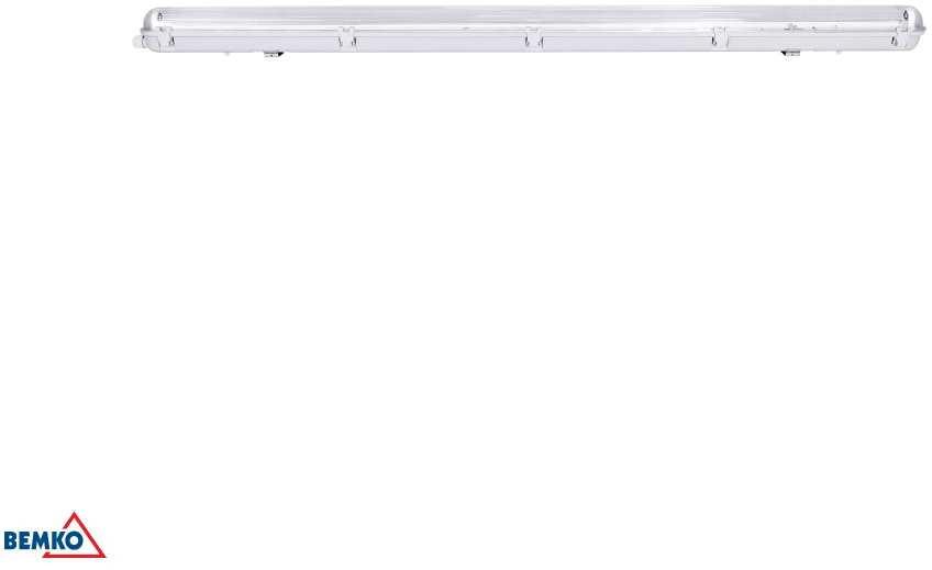 Bemko Linijinis šviestuvas EMPTY OHT, T8, 120cm, IP65