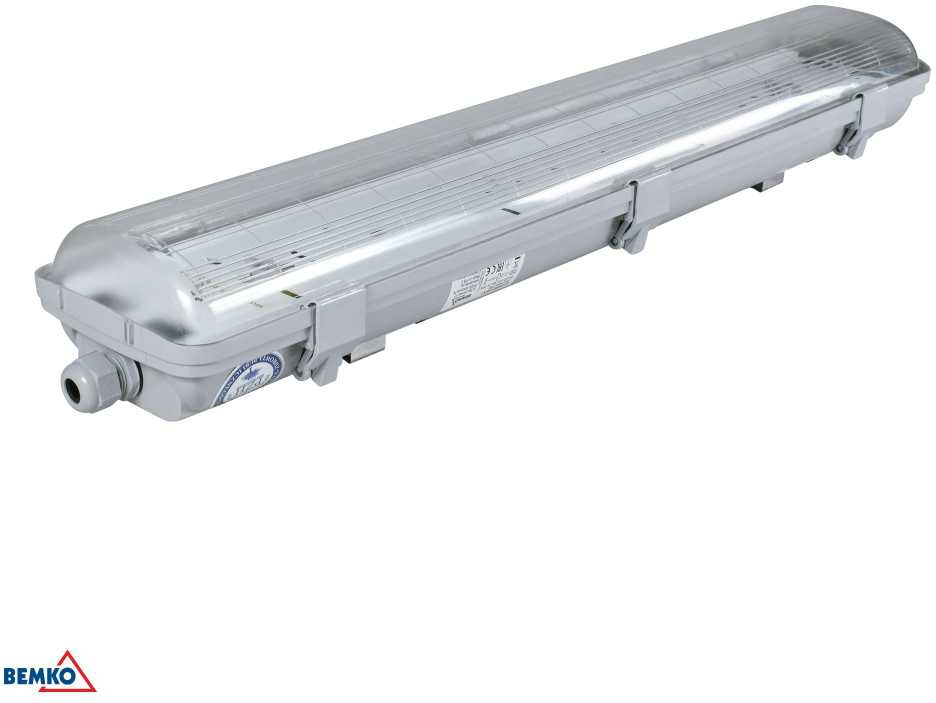 Linijinis šviestuvas EMPTY OHB, 2xT8, 60cm, IP65