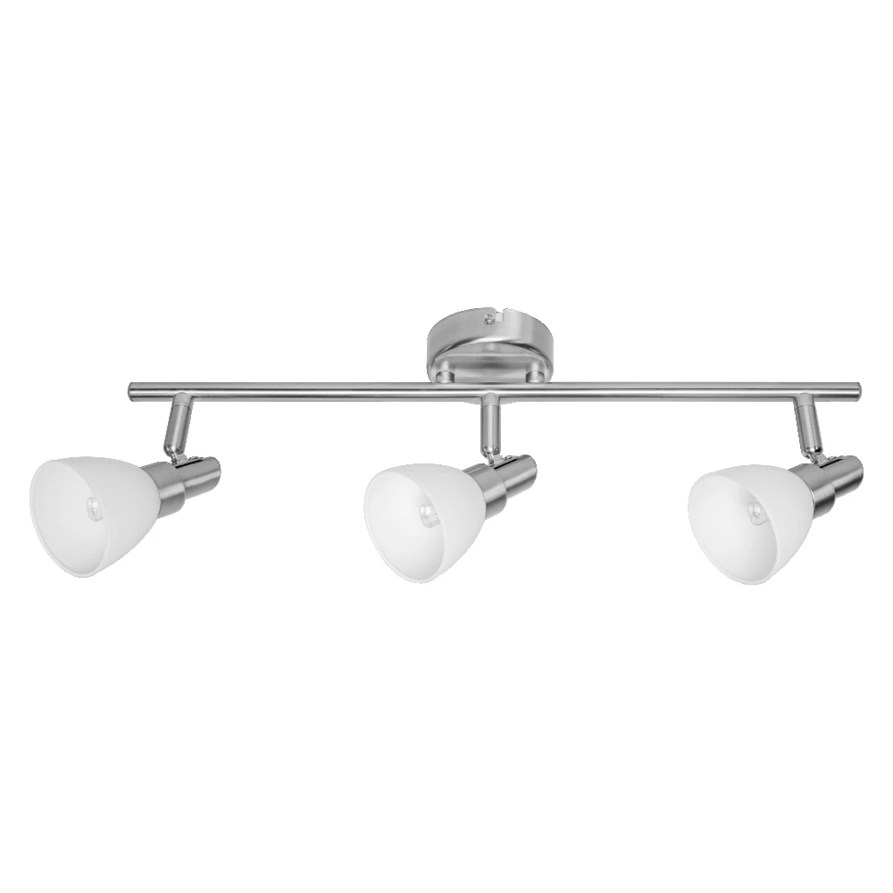 Lubinis šviestuvas Paviršinis akcentinis šviestuvas SPOT, 3xG9, sidabro sp., su 3x1,9W 2700K LED lemputėm
