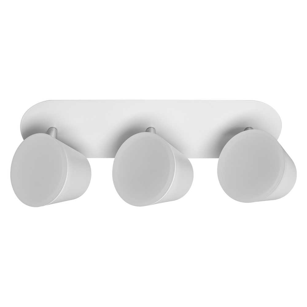 Lubinis šviestuvas Paviršinis šviestuvas SPOT, 3xGU10, baltas, IP44, su 3x7W 3000/4000K LED lemputėm