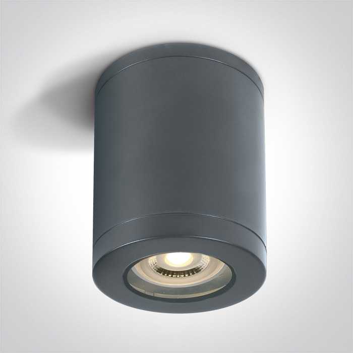 Paviršinis šviestuvas, GU10, antracito sp., IP65, 67142B/AN
