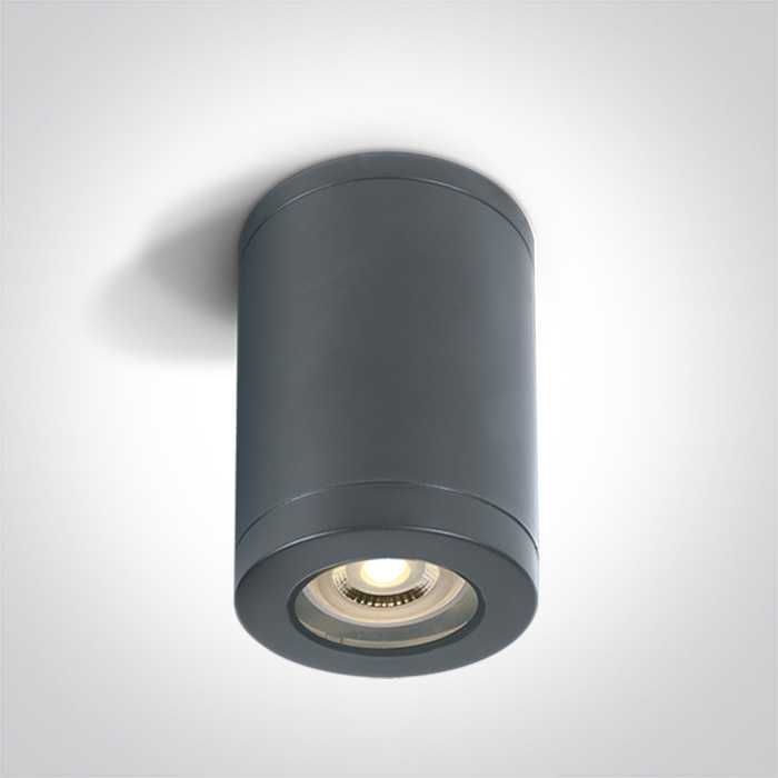 Paviršinis šviestuvas, GU10, antracito sp., IP65, 67142A/AN
