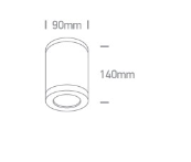 Paviršinis šviestuvas, GU10, antracito sp., IP65, 67142B/AN