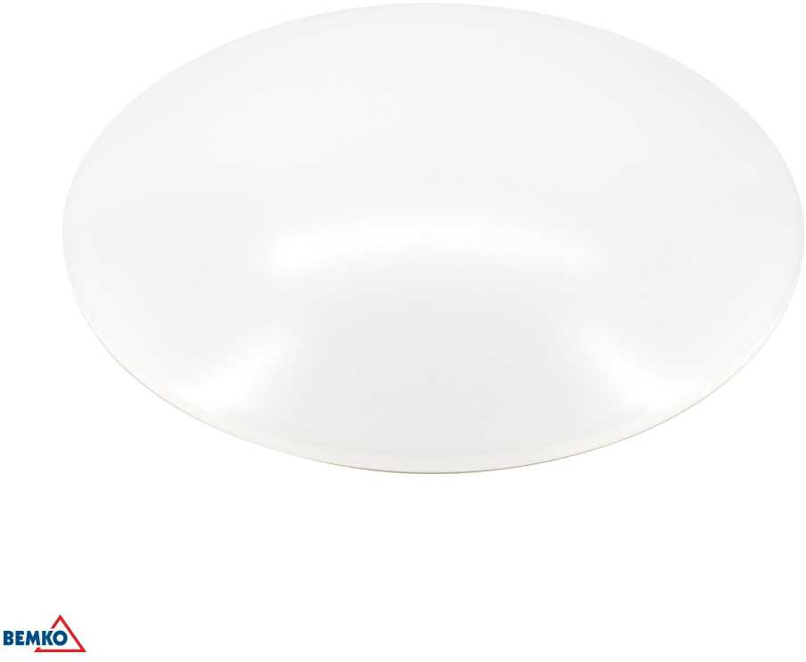 Lubinis šviestuvas PLATO, 2xE27, baltas, IP44, su judesio davikliu