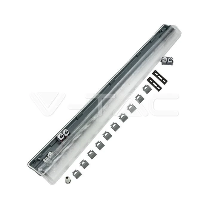 Lubinis šviestuvas V-tac T8 šviestuvas, 120cm, pilkas