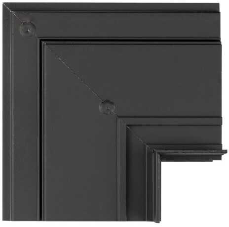 Magnetinės sistemos bėgelio kampinis sujungimas OPTONICA R35-A, juodas