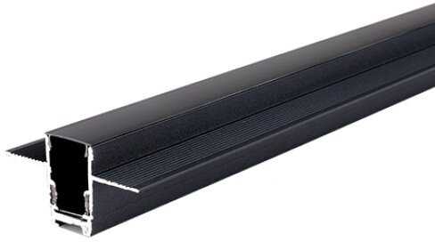 Magnetinės sistemos bėgelis OPTONICA R15B, juodas, 2m