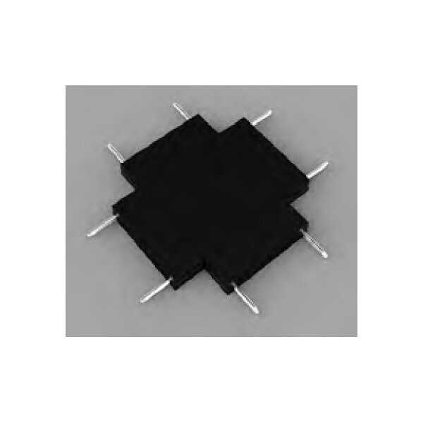 Magnetinės sistemos OPTONICA MINI X formos sujungimas, juodas