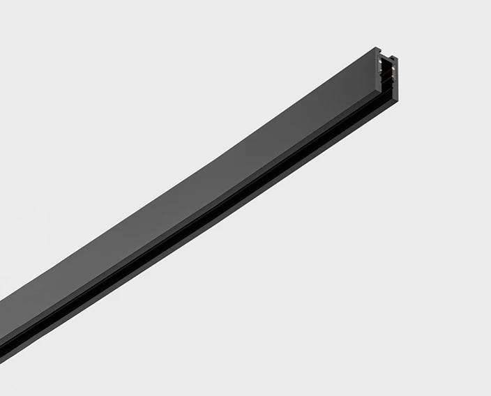 Magnetinės sistemos paviršinis bėgelis MICRO_LINE, juodas, 3m
