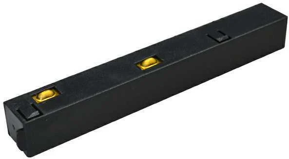 Magnetinės sistemos VIOKEF MAGNETIC bėgelio užbaigimas su užmaitinimu, juodas, 02/0204