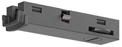 Magnetinės sistemos XNEO LED juostos jungtis su užmaitinimu, 24V, juodos sp.