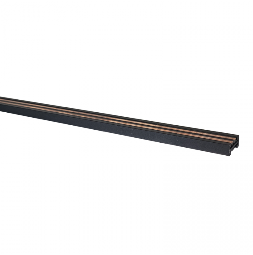 Magnetinės sistemos ZAMBELIS FLEXIBLE bėgelis, 24V, juodas, 3m, 23177