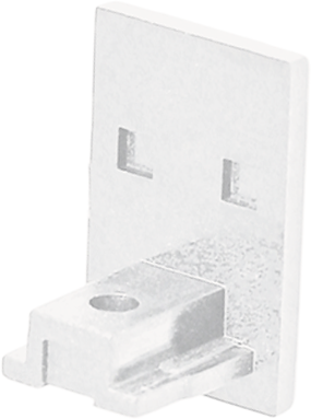 Magnetinės sistemos ZAMBELIS MAGNETIC 5MM bėgelio užbaigimas, matinės baltos sp., 48V, 2507-W