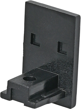 Magnetinės sistemos ZAMBELIS MAGNETIC 5MM bėgelio užbaigimas, matinės juodos sp., 48V, 2507
