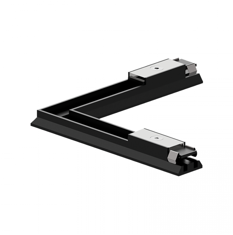 Magnetinės sistemos ZAMBELIS MAGNETIC ULTRA SLIM bėgelių kampinis sujungimas, 48V, juodas, 23129
