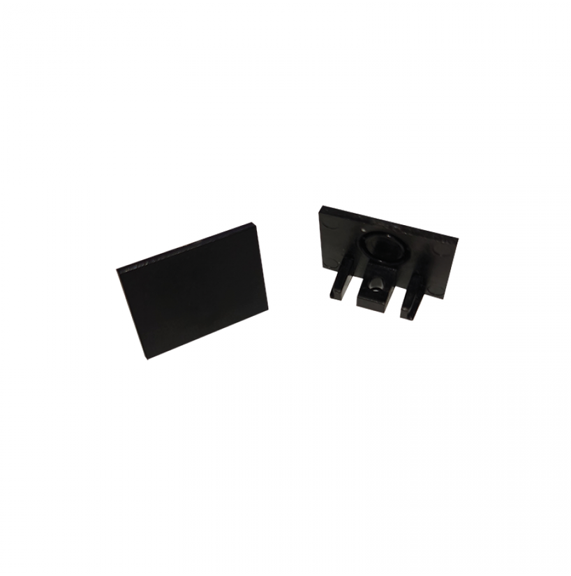 Magnetinės sistemos ZAMBELIS MAGNETIC ULTRA SLIM bėgelio užbaigimas, juodas, 23262